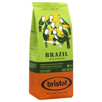 Кава в зернах Bristot Brasil 225г - купити, ціни на - фото 2