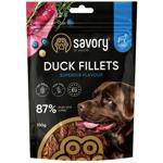 Savory Duck Fillets ласощі для собак 100 г - індичка та качка