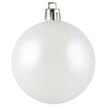 Шар елочный Christmas Magic матовый белый 3см