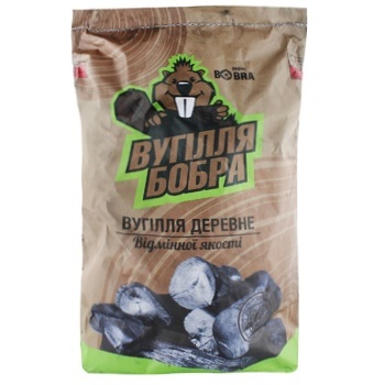 Вугілля Drova Bobra деревне 2.5кг - купити, ціни на ULTRAMARKET - фото 1