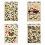 Buromax Kraft Notebook on Spring in Checkered With Perforation A5 80 Sheets