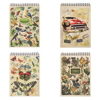 Buromax Kraft Notebook on Spring in Checkered With Perforation A5 80 Sheets - buy, prices for Tavria V - photo 1