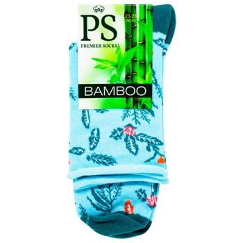 Носки Premier Socks Bamboo Листочки женские классические р.23-25 - купить, цены на ЕКО Маркет - фото 2