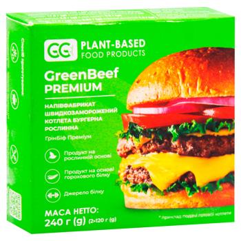 Котлета Green Go GreenBeef Premium рослинна м'ясна бургерна заморожена 240г Котлета Green Go GreenBeef Premium рослинна м'ясна бургерна заморожена 240г - купити, ціни на - фото 3