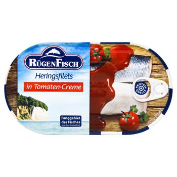 Rügen Fisch Herring Fillet in Tomato Sauce 200g - buy, prices for - photo 4