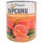 Фрукт персик Домашние продукты консервированная 820г железная банка