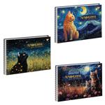 Альбом для рисования Yes Cats с перфорацией А4 30 листов