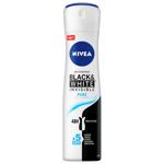 Nivea Black&White Invisible Pure Spray Antiperspirant 150ml