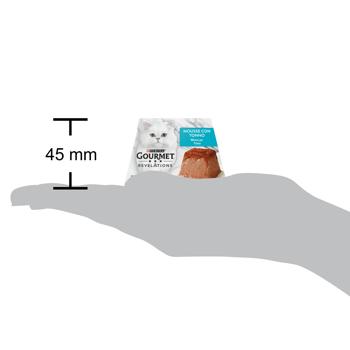 Gourmet Revelations Mousse with Tuna and Gravy Wet Food for Adult Cats 57g x 2pcs - buy, prices for COSMOS - photo 5