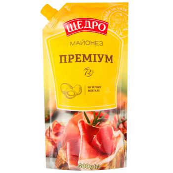 Shchedro Premium Mayonnaise 72% 500g - buy, prices for Ideal - photo 1