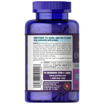 Puritan's Pride Women's Multivitamin and Mineral 100 caplets - buy, prices for Biotus - photo 3