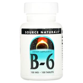 Вітамін В6 Source Naturals 100мг 100 таблеток