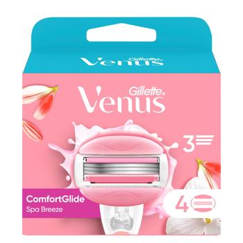 Кассеты сменные Gillette Venus Comfortglide Spa Breeze 4шт - купить, цены на - фото 2