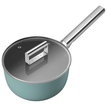 Smeg 50x Matte Emerald Green Saucepan with Lid 20cm - buy, prices for WINETIME - photo 4