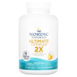 Nordic Naturals Ultimate Omega 2X Lemon Flavored Fish Oil 2150mg 120 softgels