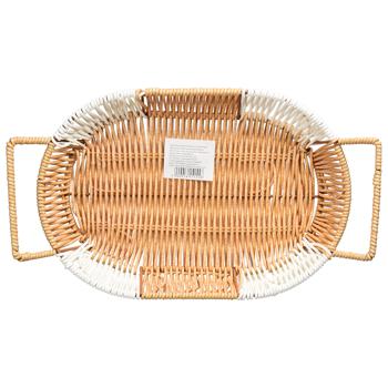 Фруктовниця плетена 29*19*4,5см - купити, ціни на Таврія В - фото 2