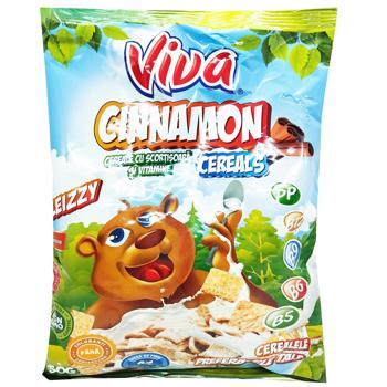 Viva Cereal Flakes with Cinnamon Dry Breakfast 250g - buy, prices for COSMOS - photo 1