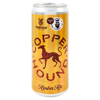 Пиво Varvar COPPER HOUND 0.33л. 5% ж/б - купити, ціни на Grono - фото 1