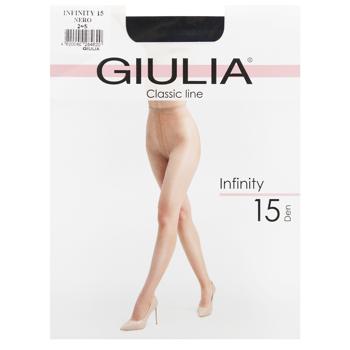 Колготи жіночі Giulia Infinity 15 Den р.2 Nero