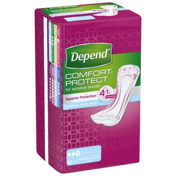 Depend Normal Women's Urological Pads 12pcs - buy, prices for ULTRAMARKET - photo 1