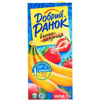 Нектар Добрий Ранок банан-клубника 1л - купить, цены на Восторг - фото 2