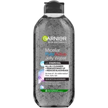Garnier Gel-Water with Charcoal for Cleansing Facial Skin Prone to Blackheads 400ml