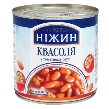 Квасоля Ніжин у томатному соусі 420г - купити, ціни на Епіцентр FOOD - фото 1