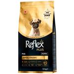 Корм сухой Reflex Plus Pug Puppy с курицей для щенков породы мопс 1,5кг