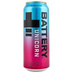 Напій енергетичний Battery Unicorn безалкогольний сильногазований 0,5л