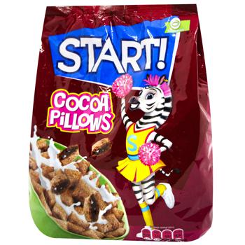 Start! With Cocoa Filling Grain Pillows Dry Breakfast 500g - buy, prices for NOVUS - photo 3