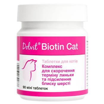 Таблетки для котів Dolfos Dolvit Biotin Cat 90шт - купити, ціни на MasterZoo - фото 1