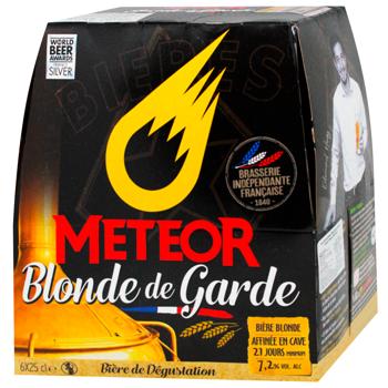 Meteor Blonde de Garde Pack Light Unfiltered Beer 7.2% 6pcs*250ml - buy, prices for WINETIME - photo 1