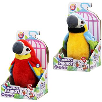 One Two Fun Rico Parrot Interactive Soft Toy 21cm in assortment - buy, prices for Auchan - photo 1