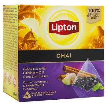 Чай чорний Lipton зі спеціями 1,7г*20шт - купити, ціни на Восторг - фото 2