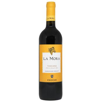 La Mora Sangiovese Merlot Red Dry Wine 13% 0.75l - buy, prices for COSMOS - photo 1