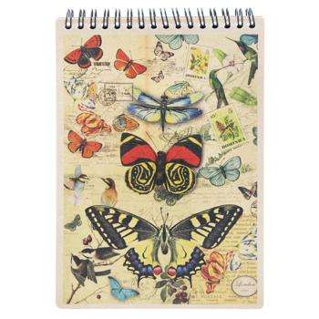 Buromax Kraft Notebook on Spring in Checkered With Perforation A5 80 Sheets - buy, prices for NOVUS - photo 3