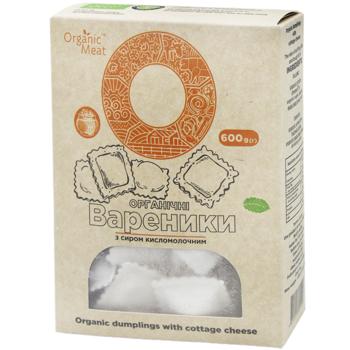 Вареники Organic Meat с сыром кисломолочным 600г