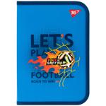 Папка для тетрадей Yes Football пластиковая на молнии В5