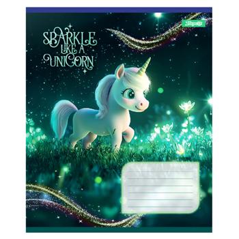Тетрадь Yes Unicorn в клетку 12 листов в ассортименте - купить, цены на - фото 4