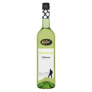 Вино Kafer Gruner Veltiner белое сухое 11% 0,75л - купить, цены на WINETIME - фото 1