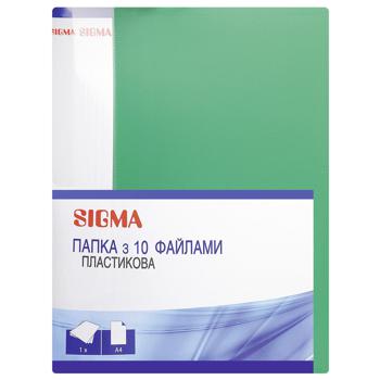 Sigma А4 Folder 10 Files - buy, prices for METRO - photo 1