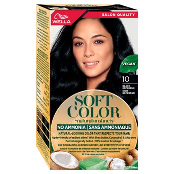 Wella Soft Color Black Espresso Hair Dye 10 - buy, prices for ULTRAMARKET - photo 1