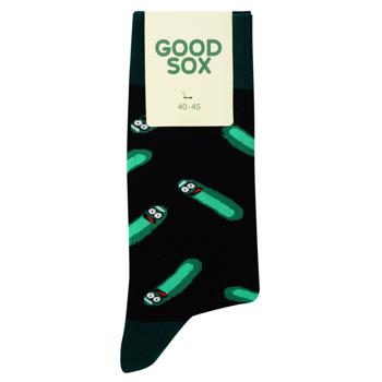 Шкарпетки GoodSox Crazy Cucumber чоловічі розмір 27-29 - купити, ціни на - фото 1