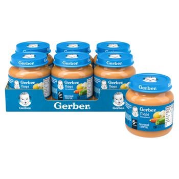 Пюре Gerber Овочевий салатик 130г - купити, ціни на METRO - фото 4