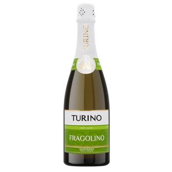Напій винний ігристий Turino Fragolino Salute Bianco білий напівсолодкий 6,5% 0,75л - купити, ціни на NOVUS - фото 1