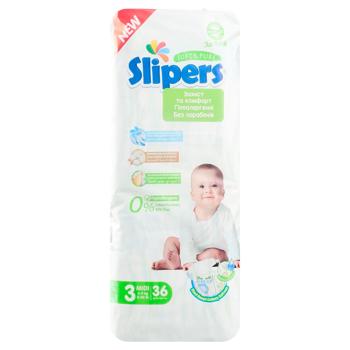 Подгузники Slipers T-203 3 Twins 4-9кг 36шт - купить, цены на - фото 3