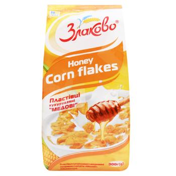 Zlakovo Glazed Honey Corn Flakes Dry Breakfast 300g - buy, prices for Ideal - photo 2