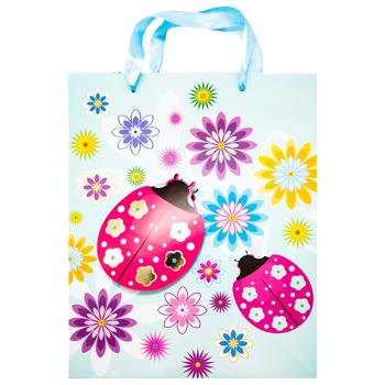 Пакет подарочный бумажный 26*32*10см - купить, цены на Таврия В - фото 2