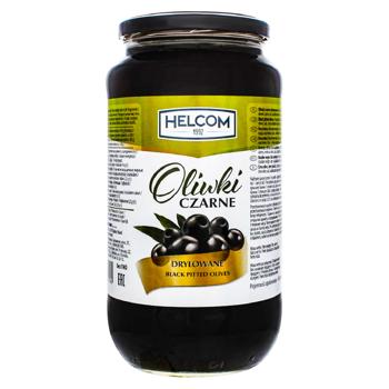 Оливки "Helkom" 935 г різані чорні с/б  - купить, цены на Grono - фото 1