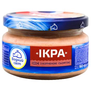 Vodnyi Svit Caviar with Smoked Salmon 160g - buy, prices for MasterZoo - photo 1